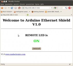 Quick And Dirty Arduino Ethernet