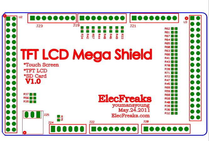 Tft shield. TFT LCD Mega Shield v2.2 распиновка. 3.2 TFT LCD Shield for Arduino Mega 2560 pinout. 3.5 TFT LCD Shield. Arduino Mega 2560 Shield.