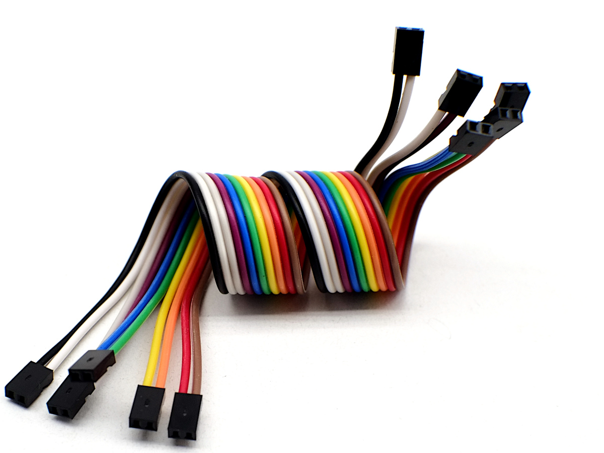 Jumper Wires - 2.0mm Rastermass 200mm Länge [KP00016] - 0.50EUR :  , Arduino Open Source Hardware