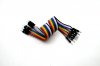 10 pin Male/Male Jumper Wires 2.54mm RM 200mm Länge