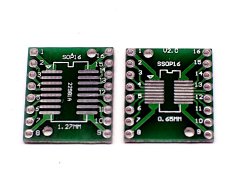 SMD Adapter SO16 SOP16 SSOP16 0,65mm 1,27mm