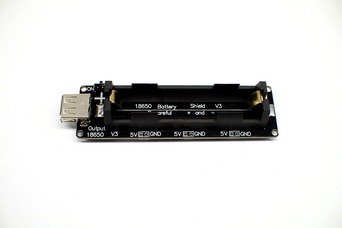 18650 Battery USB Power Bank Shield Holder - zum Schließen ins Bild klicken