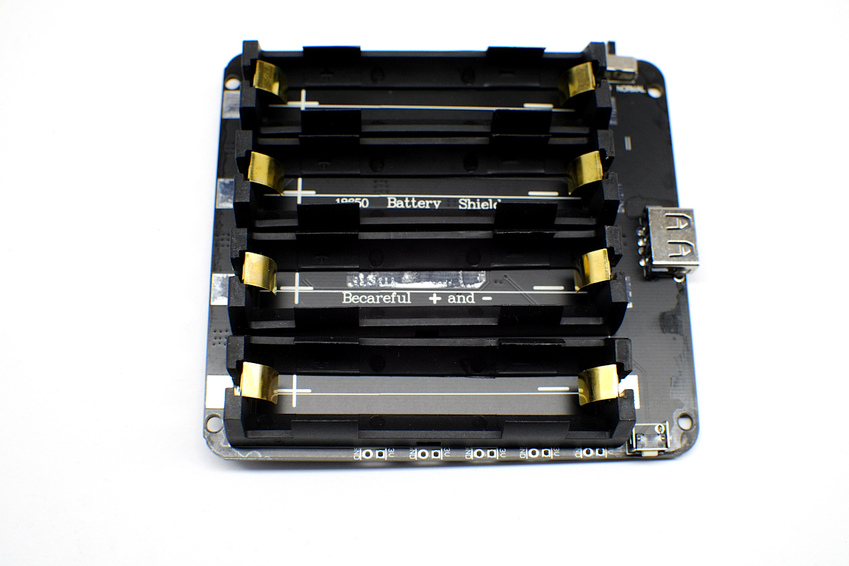 4x 18650 Battery USB Power Bank Shield Holder - zum Schließen ins Bild klicken