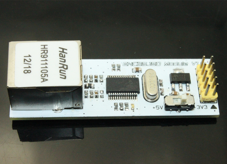 ENC28J60 Mini Ethernet Module (3.3V/5V) - zum Schließen ins Bild klicken
