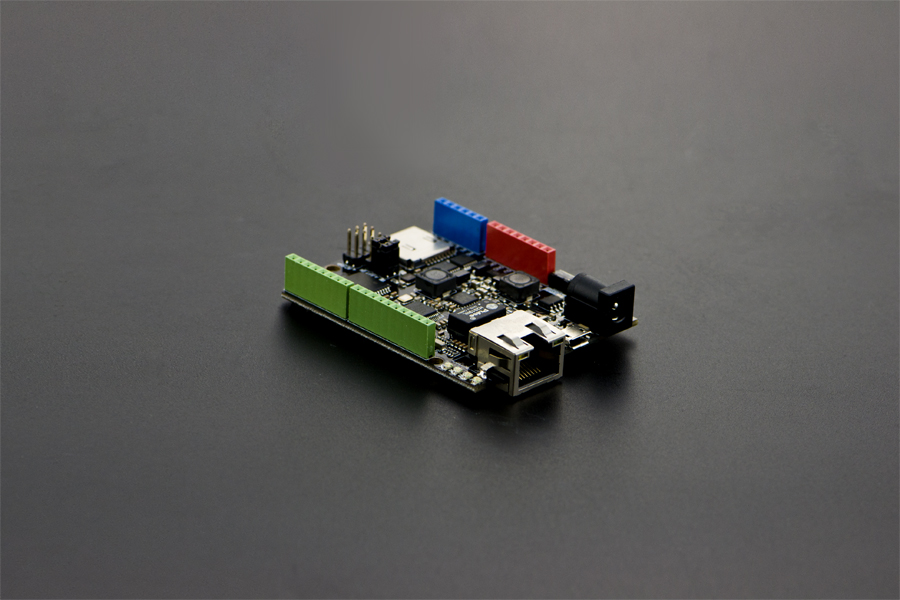 Atmega32u4 Board mit POE Ethernet (Arduino Leonardo kompatibel) - zum Schließen ins Bild klicken