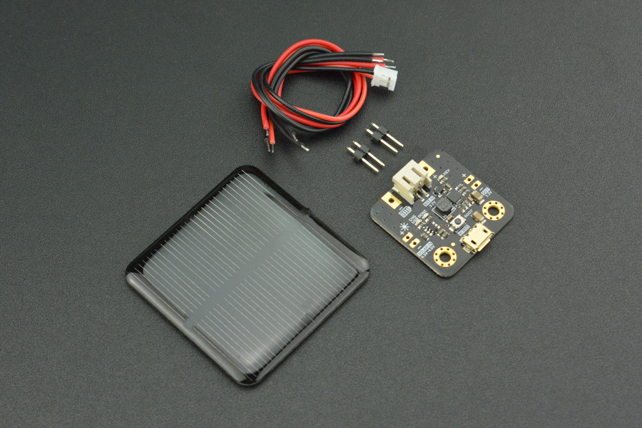 Solar Power Manager Micro mit Solarzelle - zum Schließen ins Bild klicken