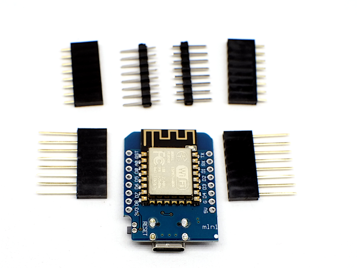 ESP8266 Board Wemos D1 mini kompatibel USB-C - zum Schließen ins Bild klicken