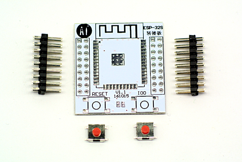 Adapter Board für ESP-32S ESP32 ESP-WROOM-32 Modul - zum Schließen ins Bild klicken