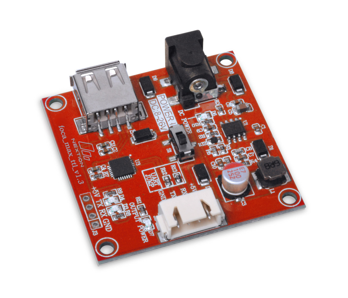 Foca Max -- 5V2A Output USB to TTL serial converter board - zum Schließen ins Bild klicken
