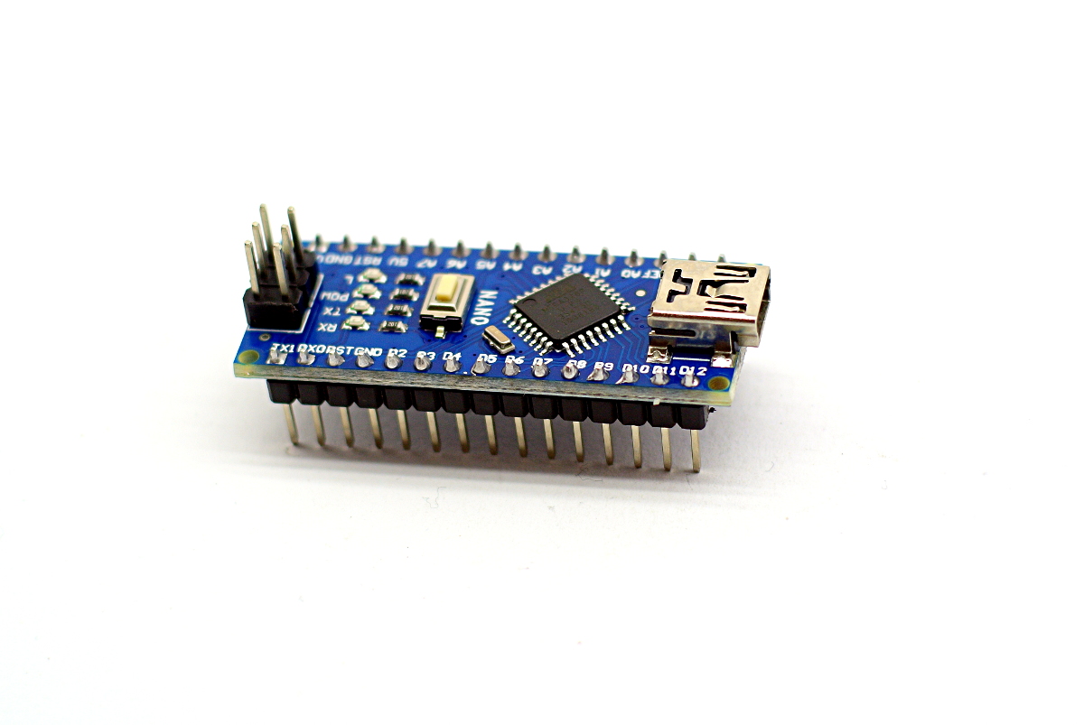 Nano 3.0 Klon ATMEGA328 mit CH340 mini-USB mit Pins verlötet - zum Schließen ins Bild klicken