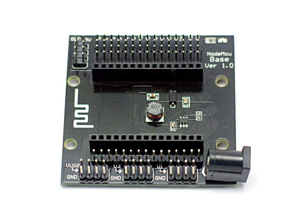 NodeMCU Base - Test, Entwicklungsboard für NodeMCU ESP8266 - zum Schließen ins Bild klicken